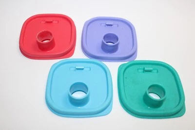 Tupperware Deckel 7233 ~ 8,7 cm x 8,7 cm f. Mess & Go 350 ml, kleiner Erfrischer - Bild 1 von 4
