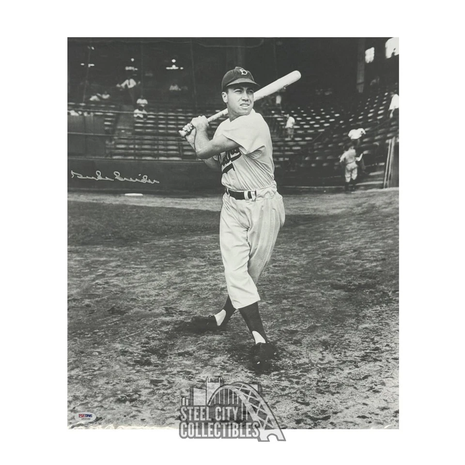 Duke Snider Autographed Brooklyn 16x20 Baseball Photo - PSA/DNA (Silver Ink) - Image 1 of 1