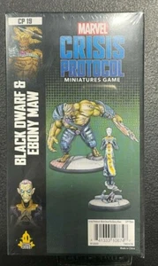 Marvel Crisis Protocol Black Dwarf & Ebony Maw Minis Expansion Paper or Plastic - Picture 1 of 2