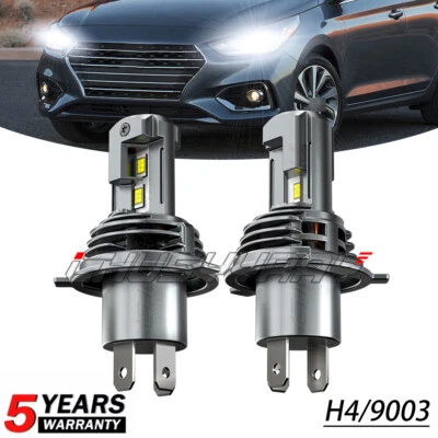 Kit de 2 faros LED bombillas de haz alto/bajo para Toyota Yaris sedán de 4 puertas 2007-2011-2019 Foto 1 de 4