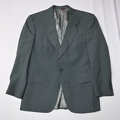 De Colección Hart Schaffner Marx 38S Verde Cuadros Glenn Hecho en EE. UU. Traje Chaqueta Abrigo Deportivo Foto 1 de 4