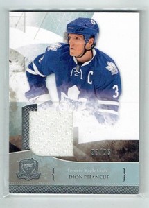10-11 UD Upper Deck The Cup  Dion Phaneuf  3/25  Jersey  His Sweater #  
