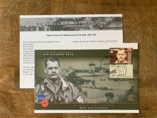 GAMBIA 2004 FDC WW2 D-DAY LEADERS SIR RICHARD GALE ROYAL BRITISH LEGION