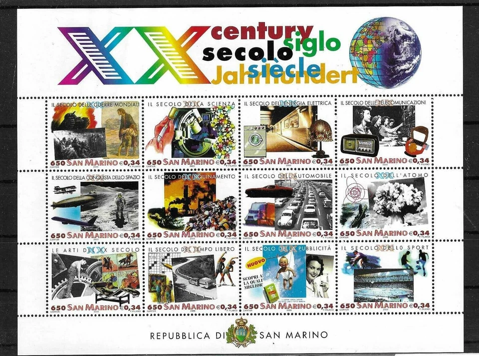 San Marino SC #1469a-l Millennium. MNH Foto 1 de 1