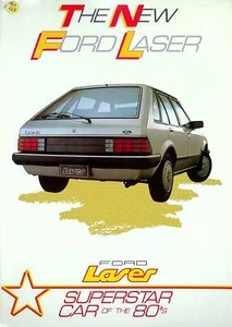 270663) Ford Laser Prospekt 198? - Foto 1 di 1