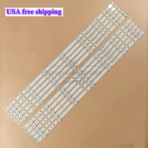 LED strips(10) For Samsung BN96-28772A BN96-28773A UN55J620D UA55H6203 UN55H6103 - Picture 1 of 5