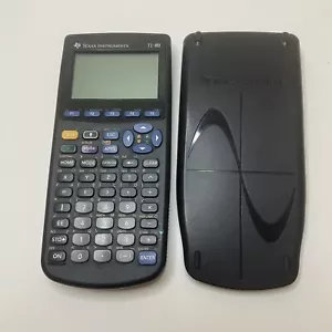 Texas Instruments TI-89 Black Graphing Calculator Tested (For Parts) With Cover - Picture 1 of 5