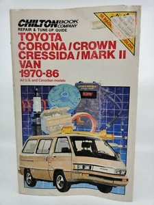 Chilton Toyota Corona Crown Cressida Mark II Van 1970-86 Auto Repair Manual 7044 - Picture 1 of 6