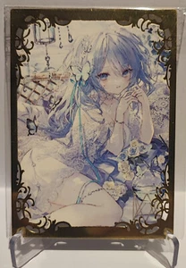 Goddess Story Flourishing Flowers Metal Card Cute Sexy Anime Girl - Bild 1 von 2