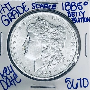 1885 O MORGAN SILVER DOLLAR AUTHENTIC HI GRADE U.S. MINT COIN FREE SHIPPING 5670 - Picture 1 of 3
