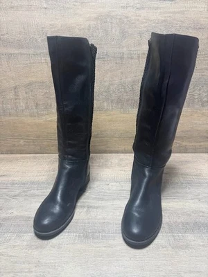 Botas de montar Me Too Danya de cuero negras para mujer talla 8 Foto 1 de 4