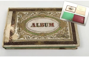 Rarität Antik 19.Jh Biedermeier Poesie-album 34x handschrift Erinnerung ab 1847 - Bild 1 von 17