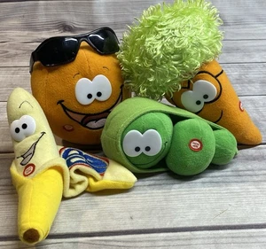 Just For Laughs Talking Obst Gemüse Karotte Banane Orange Erbsen produzieren Freunde - Bild 1 von 7