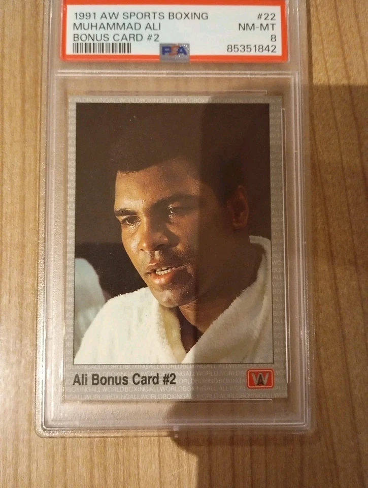 PSA Grading 8 AW Sports Boxen Muhammad Ali 1991 Amerika Cassius Marcellus Clay  - Bild 1 von 2
