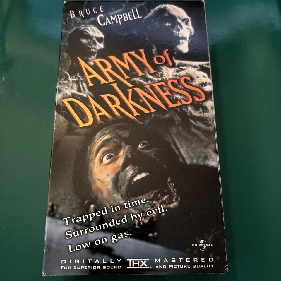 Army of Darkness, Bruce Campbell, Horror movie VHS Rare THX version  Foto 1 de 1