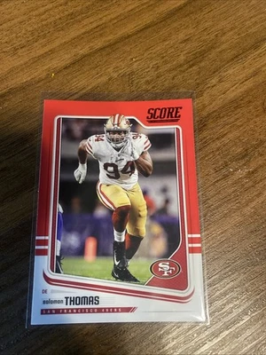 2018 Score Red  Solomon Thomas San Francisco 49ers #288 - Image 1 of 2