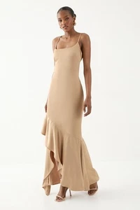 Maxi Vestido Misspap Bronce Mujer Vestidos de Ocasión - Imagen 1 de 5