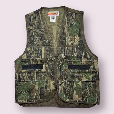 Vintage Deadstock Men’s Winchester Trebark Camo Hunting Vest 90s Utility L - Image 1 of 4