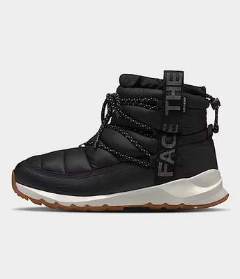 The North Face Women’s ThermoBall Lace Up Waterproof Boots Black / White NEW - Image 1 of 4