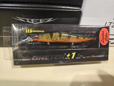 Megabass Vision Oneten 110+1 Jr Great Lakes Perch (SP-C) raro lançamento limitado - Imagem 1 de 2