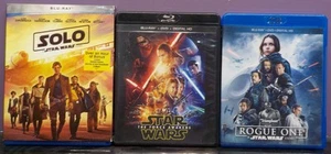 Star Wars Rogue One , Solo , The Force Awakens - Bluray - Picture 1 of 16