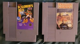 Solomon's Key - Dungeon Magic : Sword of the Elements - NES - Tested and Working