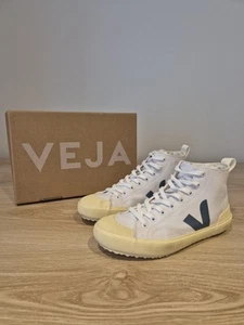 VEJA Nova High Top Canvas Shoes Trainers • White Cream • Canvas • Women’s UK  6 - Picture 1 of 9