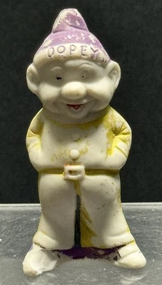 Raro 1930 George Borgfeldt Bisque Figura Disney's DOPEY Foto 1 de 4