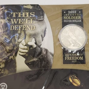 2012-W Infantry Soldier Silver Dollar Proof in OGP - Picture 1 of 4