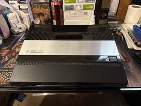 ATARI 5200 4-PORT CONSOLE AND AC ADAPTER. NO CONTROLLERS. UNTESTED.