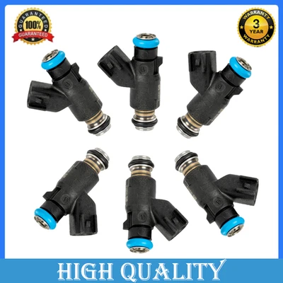 NEW Set of 6 Fuel Injectors For Hyundai Sonata 3.3L V6 2006 2007 2008 2009 2010 - Изображение 1 из 4