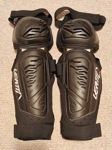 Leatt 3.0 EXT knee & shin guards black #S/M - Picture 1 of 9