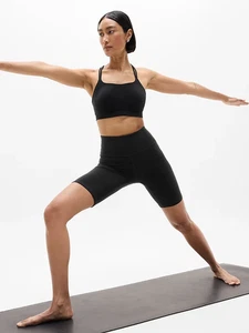 Athleta Ultra High Rise Elation 7" Short | Black XL #980310 NEW - Picture 1 of 3