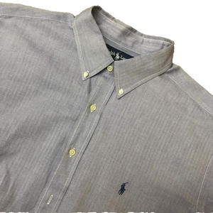 Ralph Lauren Yarmouth Baumwolle Oxford Hemd Herren 17 1/2 34/35 Blau Pony Neu ohne Etikett - Bild 1 von 8