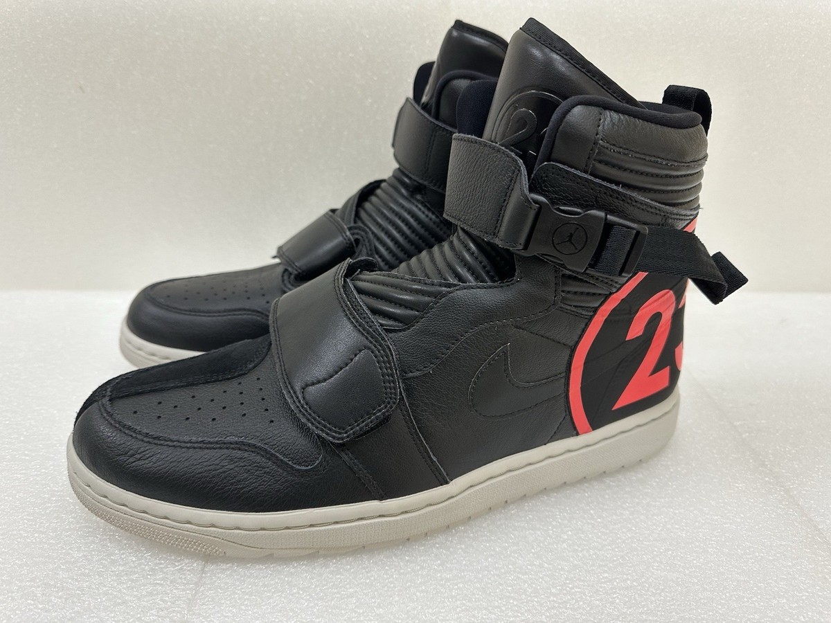 スニーカー NIKE Air Jordan 1 Moto Black Infrared 23 AW FW 18 2018 NIKE Air Jordan 1 Moto Black Infrared 23 AW FW 18 2018