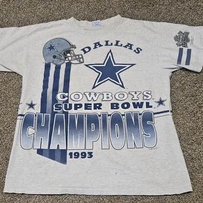 Camiseta De Colección Dallas Cowboys Talla XL Salem Deportes Super Bowl XXVII Foto 1 de 4