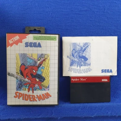Master System SPIDER-MAN *y Boxed With Manual (Works in US) PAL REGION FREE - Image 1 of 4