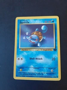 Squirtle 1999-2000 Wizard Pokémon 68/82 RARE Team Rocket never played Pack Fresh - Picture 1 of 4