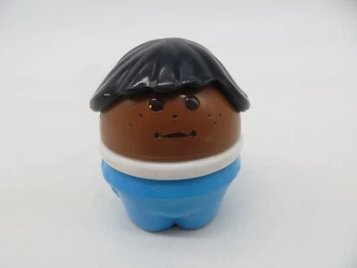 Little Tikes Toddle Tots Chunky People African American GIRL Blue Lady /907 - Image 1 of 4