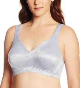 Playtex 5453 Eiffel Grey 18 Hour Fittingly Fabulous Wirefree Bra Sz 44C - Picture 1 of 5