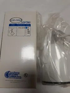 CONT-TECH LIGHTING CTL-2216 DESIGNER SERIES TRACK LIGHTING SPOTLIGHT WHITE NEW - Picture 1 of 7