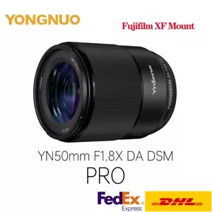 YONGNUO YN50mm F1.8X DA DSM Pro APS-C obiettivo fotocamera autofocus per attacco Fuji XF - Foto 1 di 6