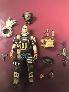 JOY TOY 1/18: Skeleton Forces Paratrooper company Figure A (Custom Head) New - Picture 1 of 1
