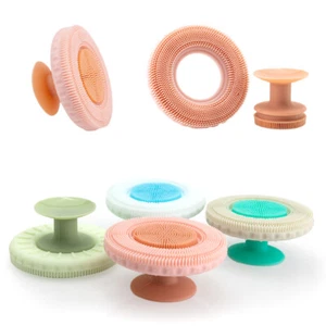 Silicone Face Cleansing Soft Brush Facial Washing Massager Scrubber Cleaner - Picture 1 of 16