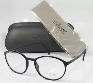 SILHOUETTE SPX2889 106050 black custom reading glasses computer readers eyeglass - Picture 1 of 5