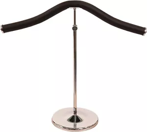 Flexible Shoulder Stand Countertop Costumer Clothing Display Clothes Chrome - Picture 1 of 14