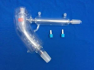 Glass Short Path Distillation Head 5L Vigreux 60 Degree with 34/45 and 24/40  - Picture 1 of 4