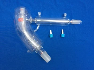 Glass Short Path Distillation Head 5L Vigreux 60 Degree with 34/45 and 24/40  - Image 1 of 4