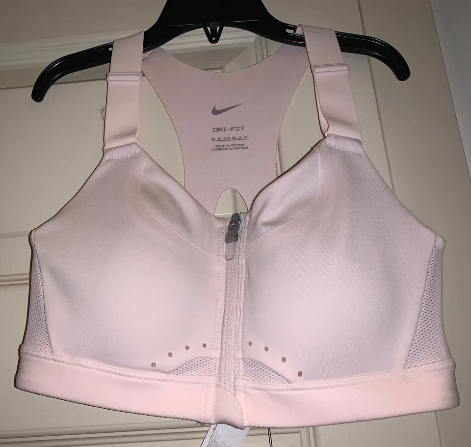 NIKE S (A-C) Women's ALPHA High Support Gym Sports Bra Mauve DD0436-610