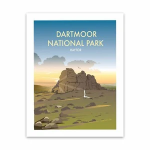Dartmoor Nationalpark, Haytor 28x35cm Kunstdruck von Dave Thompson
